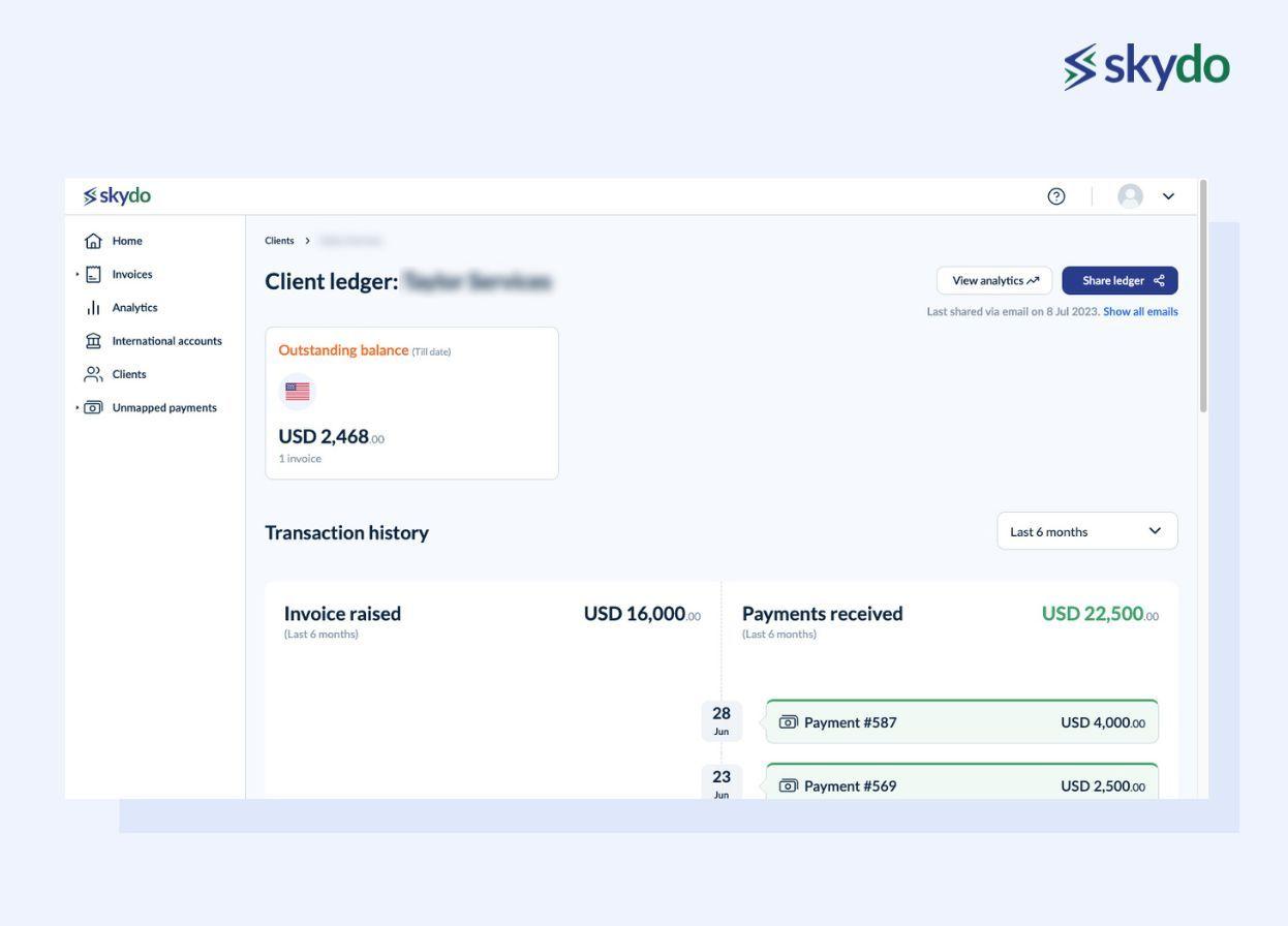 Ledger View