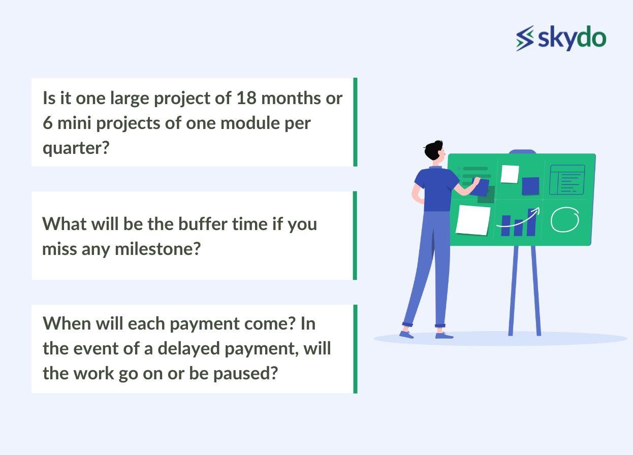 Align timelines and set a roadmap for successful project completion