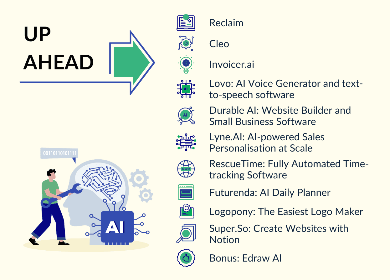 Top 10 AI Tools in 2024 to Make Your Work Life Easier