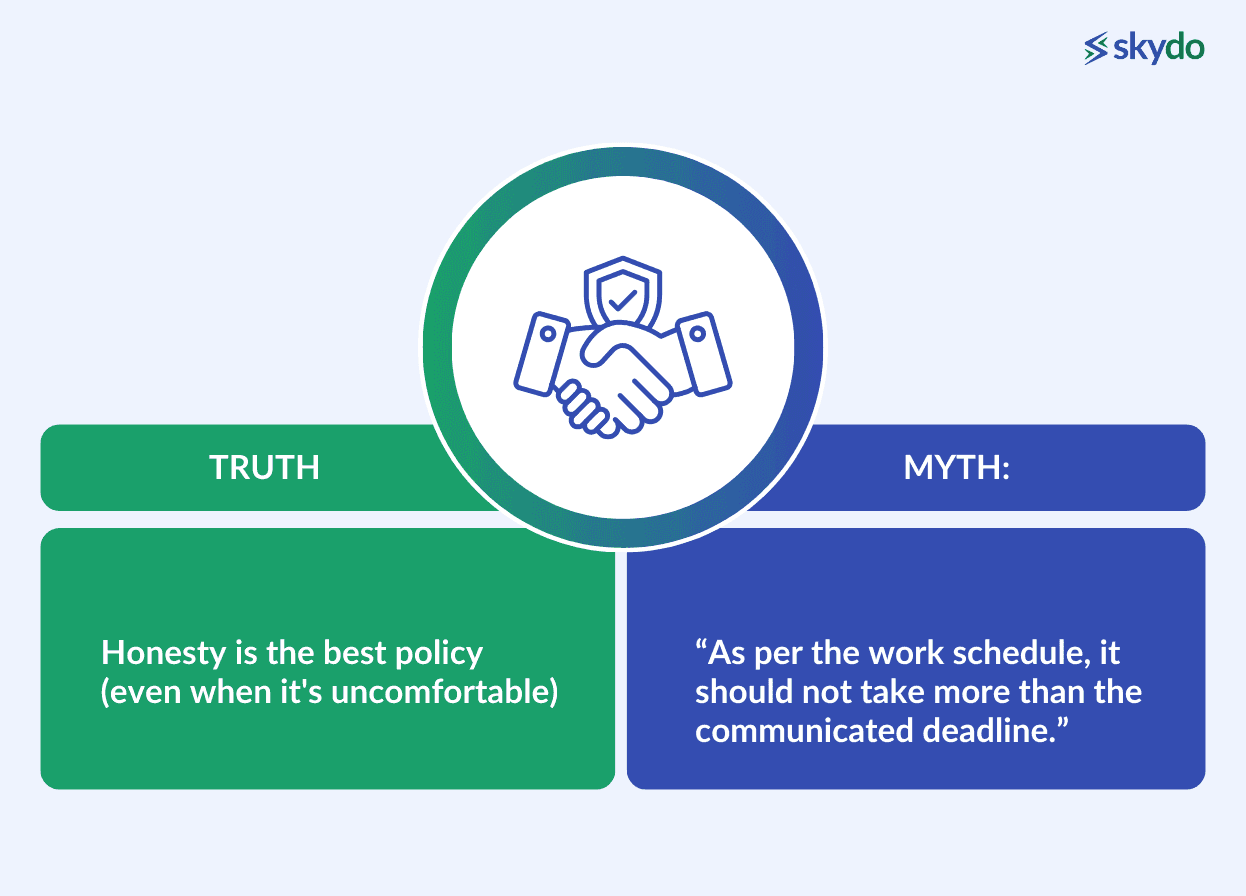 Truth #7: Honesty is the best policy (even when it's uncomfortable)