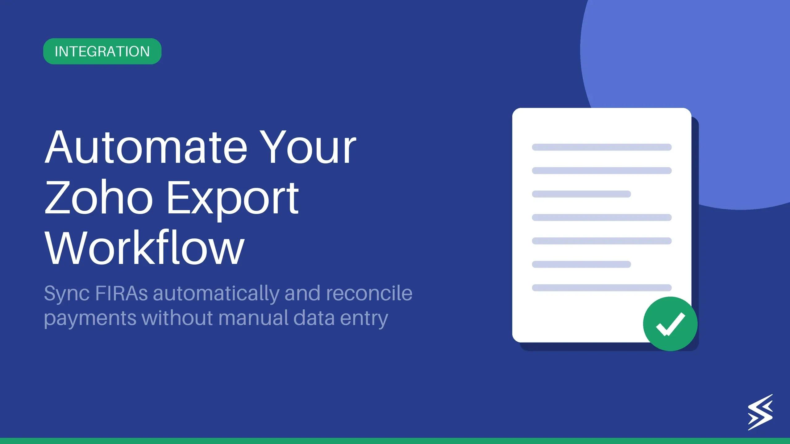 Boost Your Accounting with Skydo's New Zoho Integration Feature